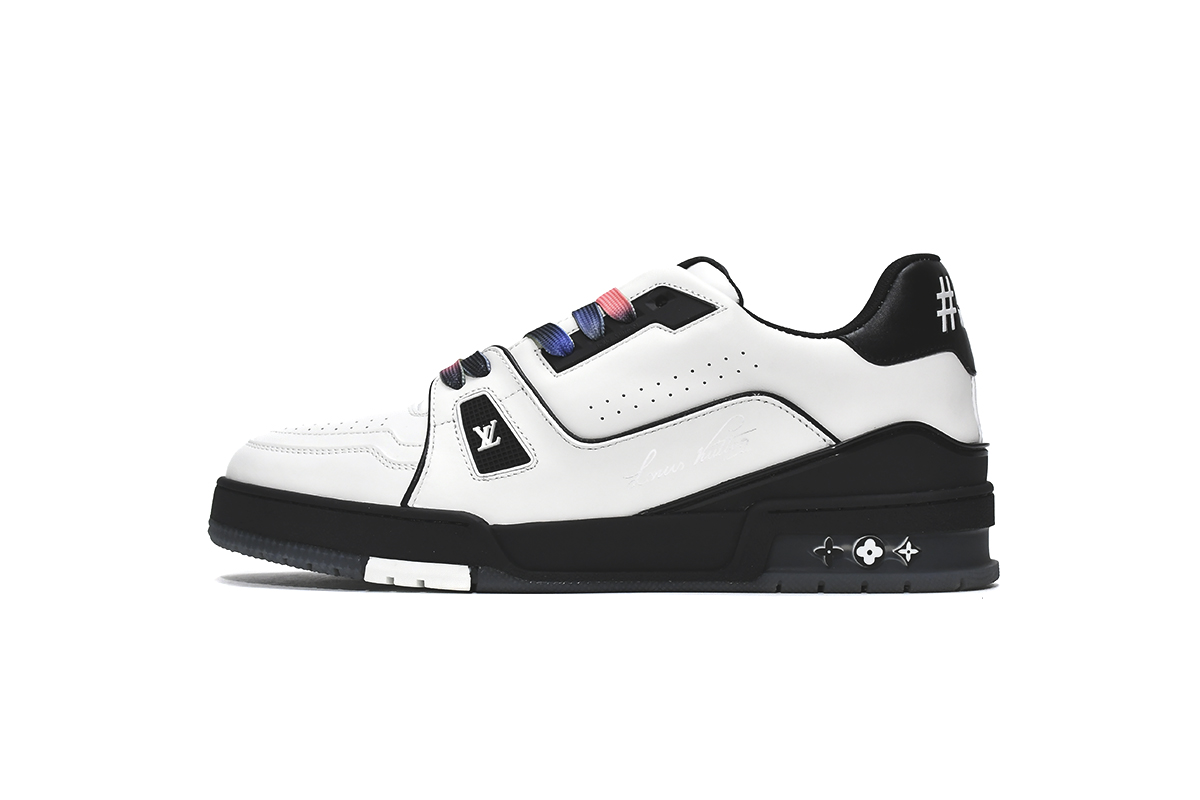Louis Vuitton Trainer Black White 1A9ADA- Stylish and Timeless Sneakers