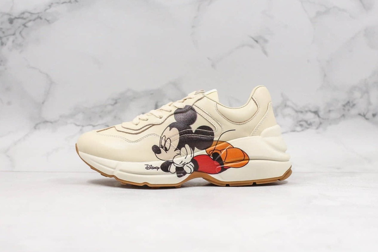 Gucci Rhyton X Disney Vintage Mickey Mouse Trainer Sneaker – Shop Now!