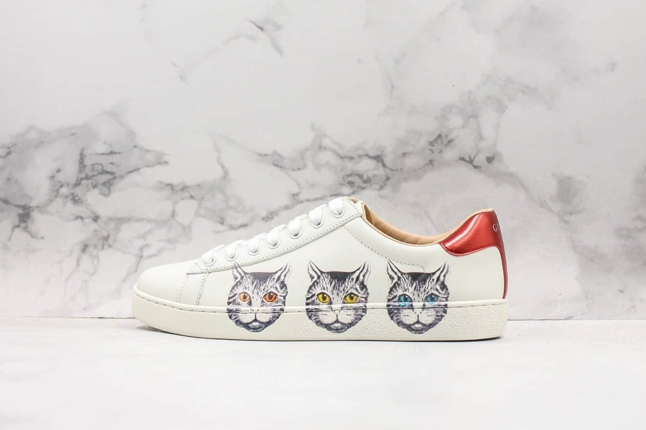 Gucci Ace Mystic Cat 577147 A38V0 9090 - Exquisite Luxury Footwear