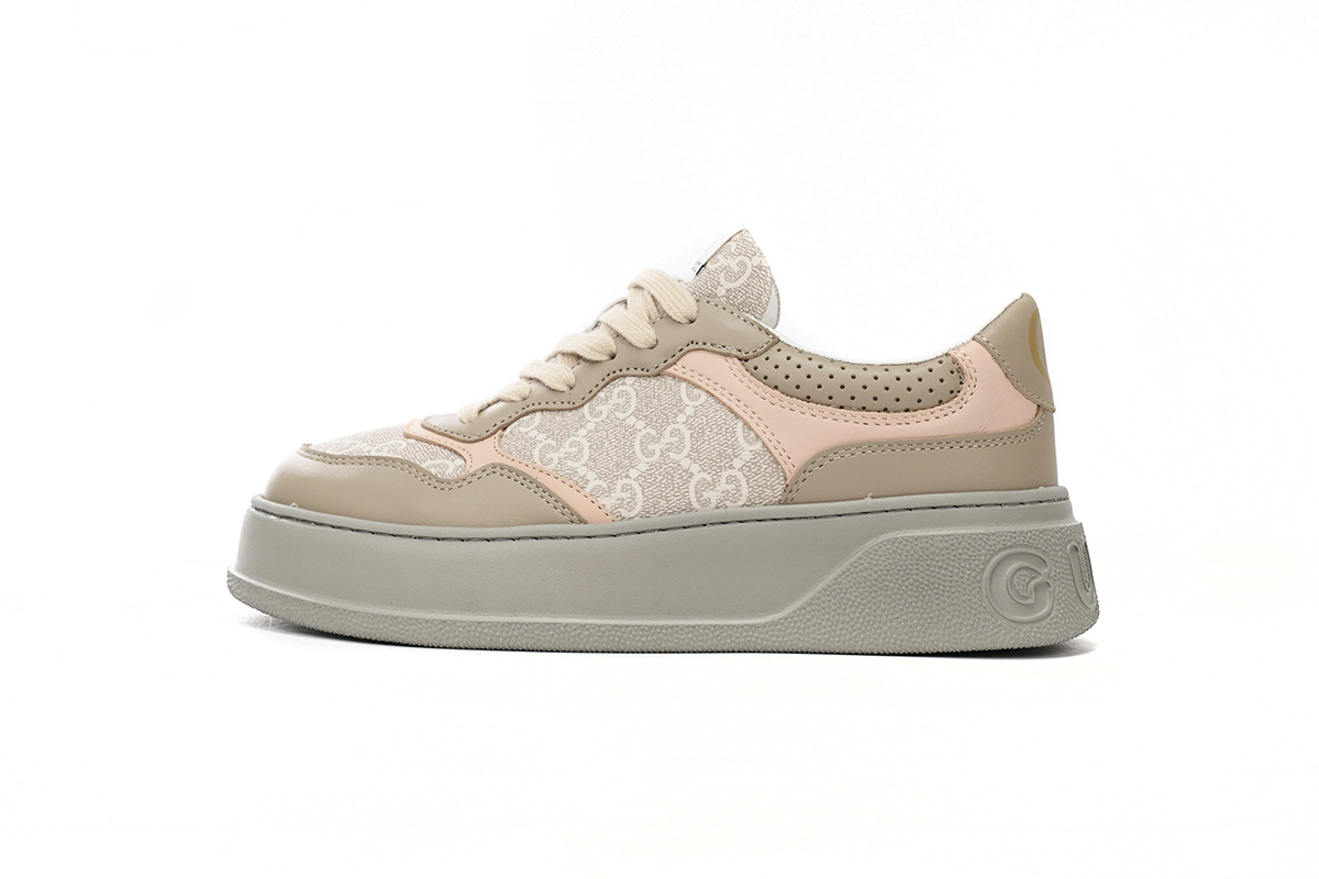 Gucci Women's GG Sneaker 'Oatmeal Light Pink' 700775 UPG90 9595
