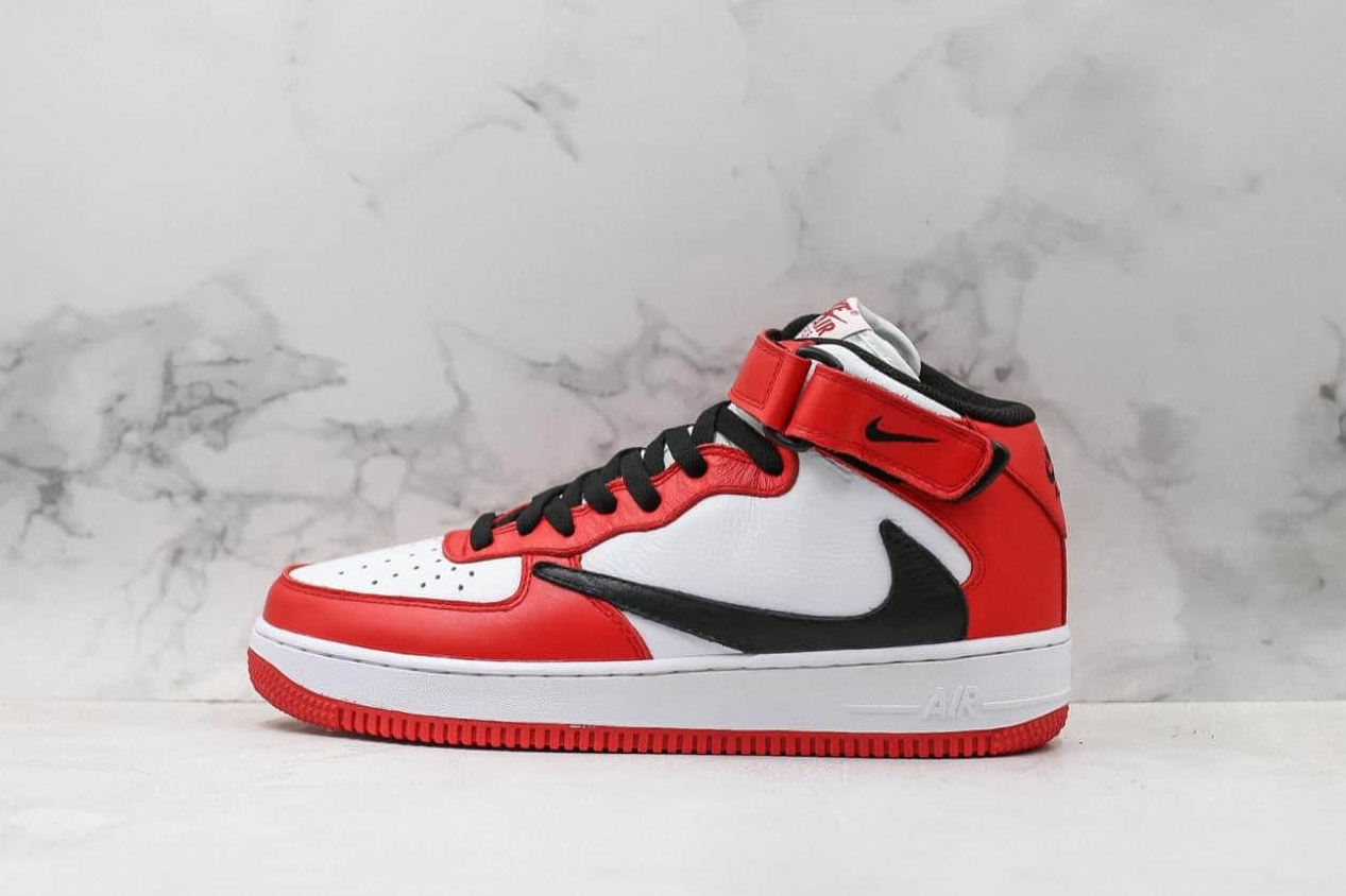 Nike Air Force 1 Mid 07 White Red Black - Stylish Sneakers with Classic Design