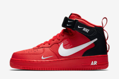 Nike Air Force 1 Mid '07 LV8 Red/Black-White | 804609-605