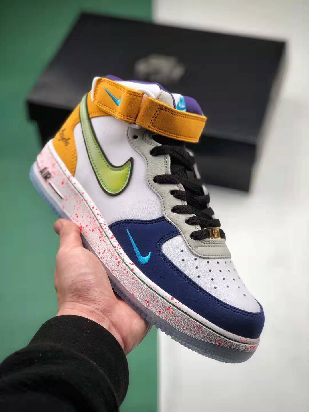 Nike Air Force 1 High What The LA CT1117-100 - Premium Sneakers & Bold Design