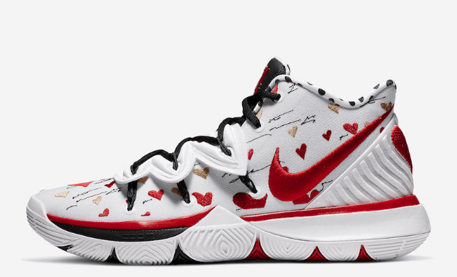 Nike SneakerRoom x Kyrie 5 'I Love You Mom White Red' CU0677-100 - Limited Edition Collaboration
