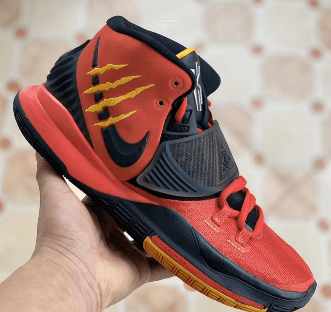 Nike Kyrie 6 'Bruce Lee - Red' CJ1290-600: Powerful and Stylish Basketball Shoes