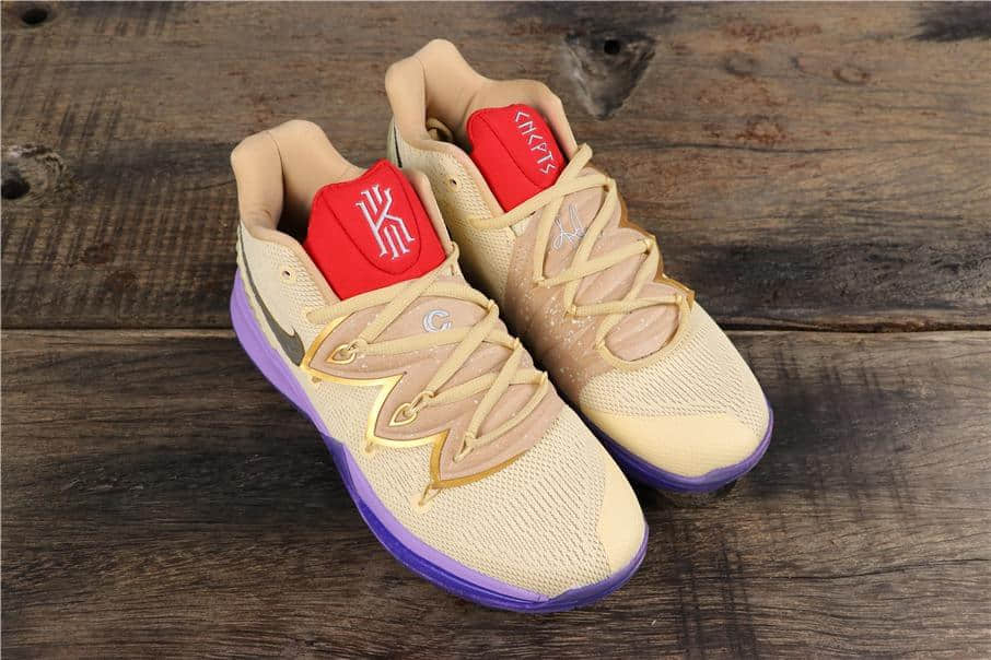Concepts x Nike Zoom Kyrie 5 EP Ikhet Purple Gold Red Multi-Color CL9961-900 - Stylish and Iconic Kyrie 5 Sneakers